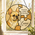 Personalized Dog Memorial Suncatcher