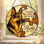 Personalized Dog Memorial Suncatcher