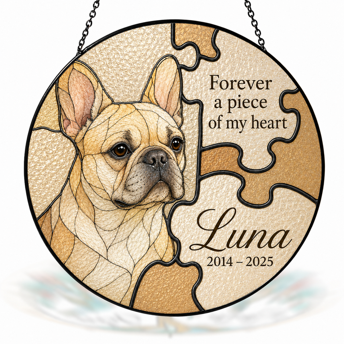 Personalized Dog Memorial Suncatcher