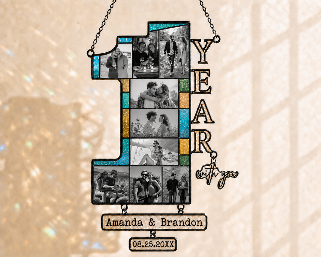 Personalized One Year Anniversary Gift For Couple