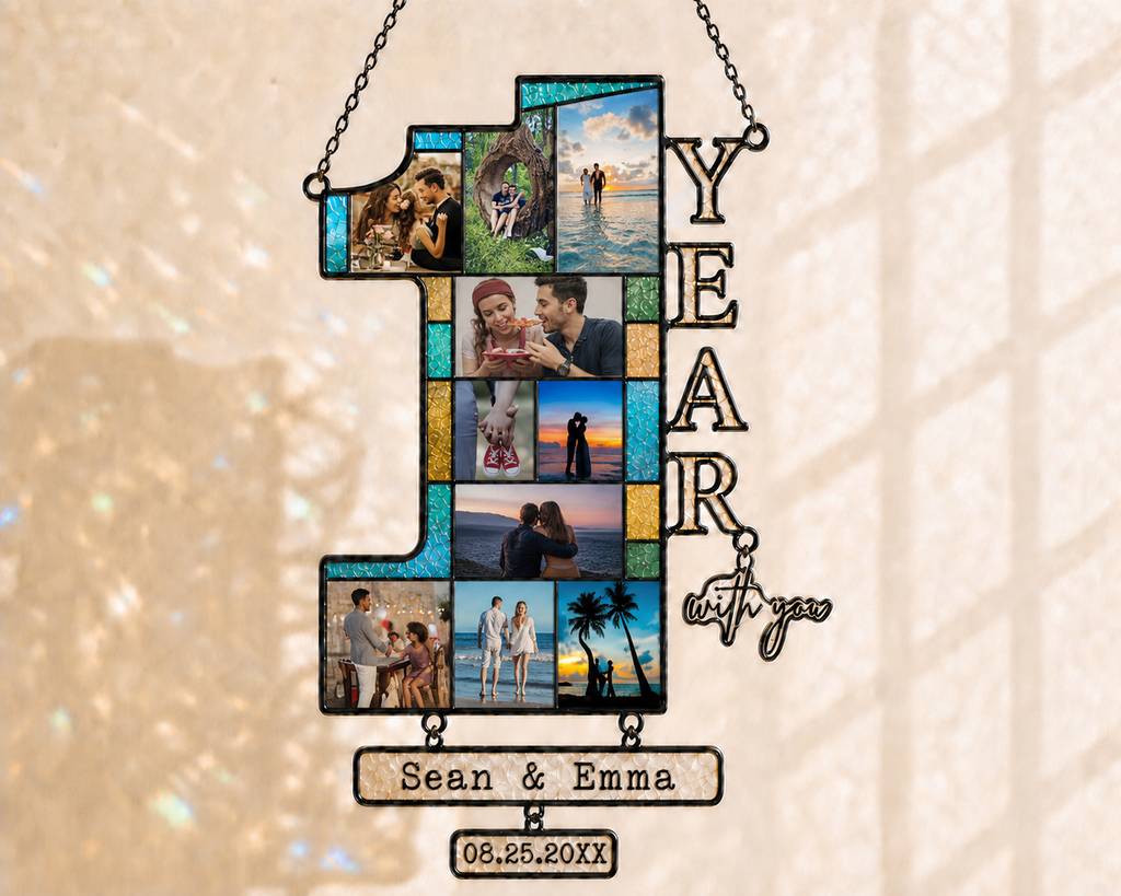 Personalized One Year Anniversary Gift For Couple