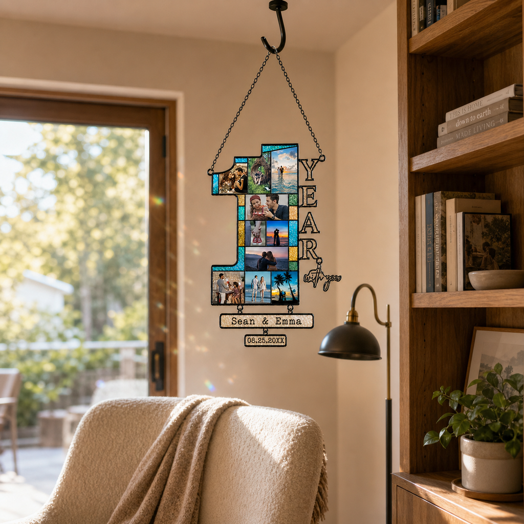 Personalized One Year Anniversary Gift For Couple