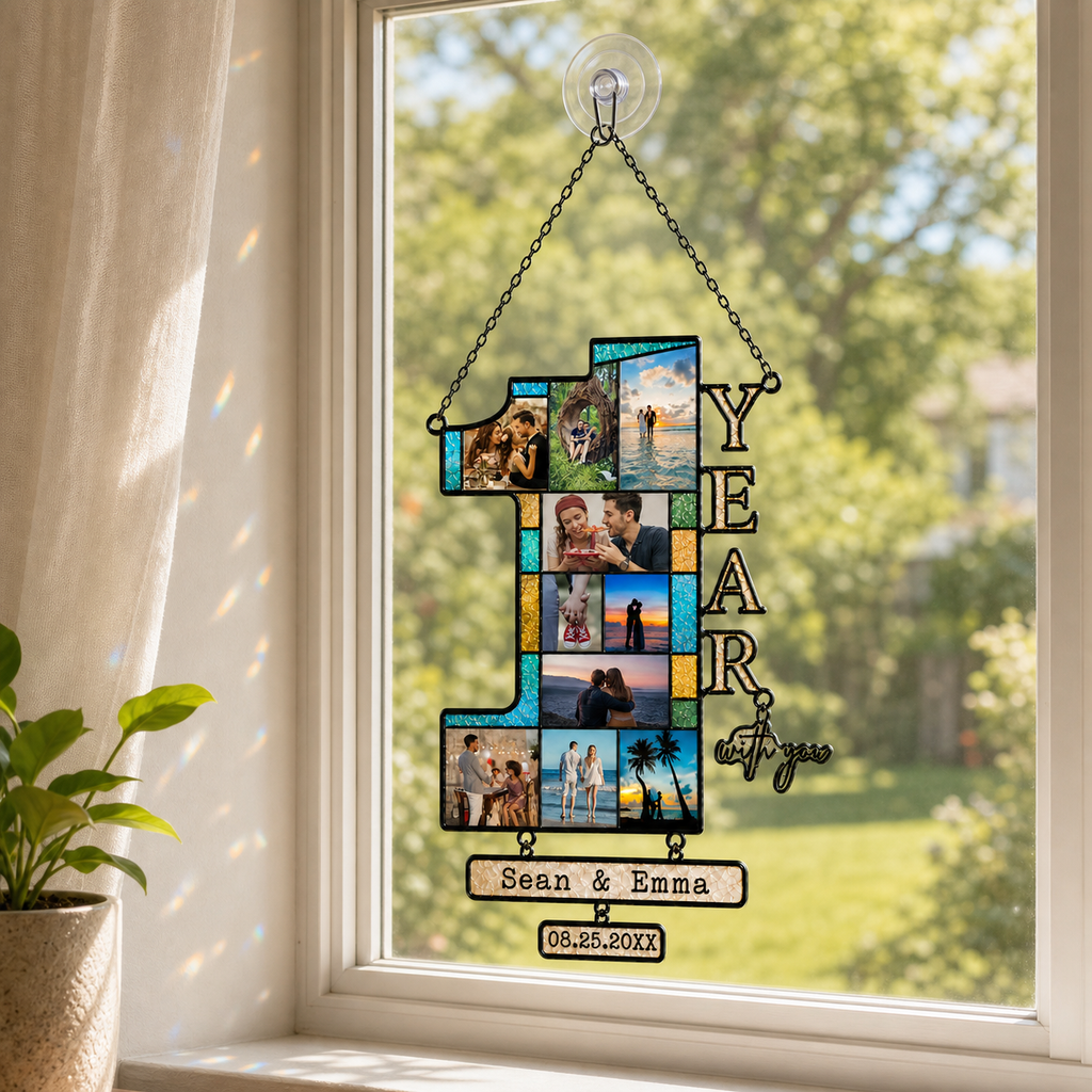 Personalized One Year Anniversary Gift For Couple