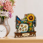 Personalized Sewing Machine Shaker Desk Name Sign