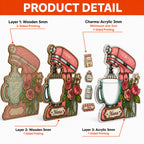 Personalized Stand Mixer Shaker Desk Name Sign