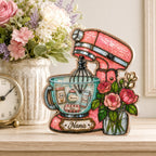 Personalized Stand Mixer Shaker Desk Name Sign