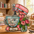 Personalized Stand Mixer Shaker Desk Name Sign