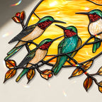 Hummingbird Sun Catcher Decor for Window Garden Patio