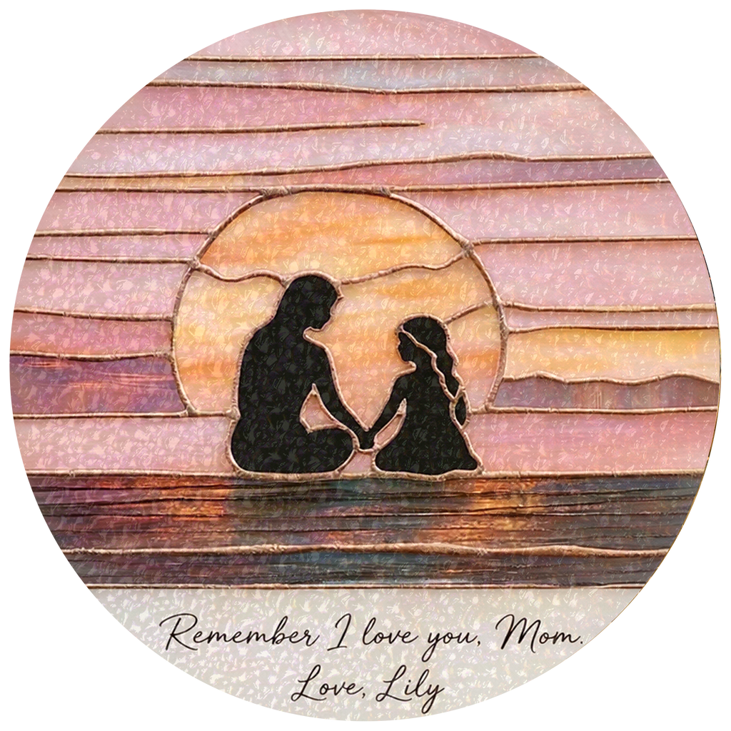 Personalized Mother’s Day Suncatcher Gift, Custom Name Mom Sun