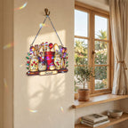 Personalized Kitchen Utensil Jars Holographic Acrylic Suncatcher