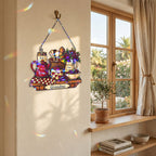 Personalized Grandma Vintage Kitchen Holographic Acrylic Suncatcher