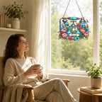 Personalized Vintage Telephone Holographic Acrylic Suncatcher