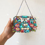 Personalized Vintage Telephone Holographic Acrylic Suncatcher