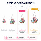 Personalized Stand Mixer & Roses Holographic Acrylic Suncatcher