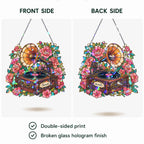 Personalized Vintage Gramophone Holographic Acrylic Suncatcher