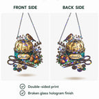 Personalized Grandma Pincushion & Sparrow Holographic Acrylic Suncatcher