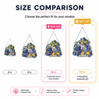 Personalized Grandma Lemon & Blueberry Pitcher Holographic Acrylic Suncatcher