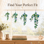 Trailing Ivy Plant in Pot Holographic Acrylic Suncatcher