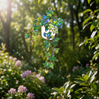 Trailing Ivy Plant in Pot Holographic Acrylic Suncatcher