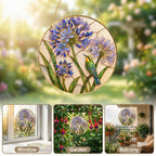 Agapanthus bird suncatcher lifestyle detail