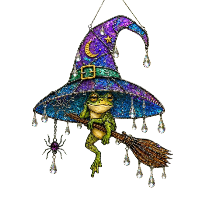 Witch Hat Frog Holographic acrylic