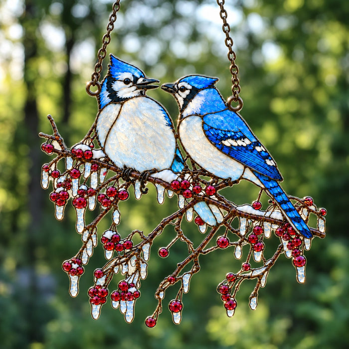 Christmas is coming Holographic Suncatcher