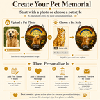Personalized Pet Memorial Suncatcher – Forever in My Heart
