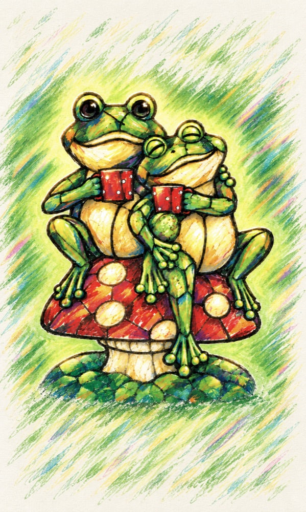 Coffee for Two original illustration