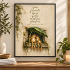 Personalized Frog Couple Quote Canvas Wall Art