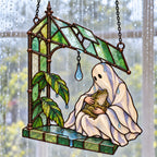 Ghost & Frog Greenhouse Holographic Acrylic Suncatcher