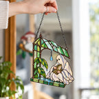 Ghost & Frog Greenhouse Holographic Acrylic Suncatcher