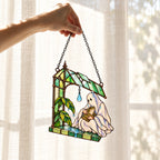 Ghost & Frog Greenhouse Holographic Acrylic Suncatcher