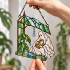 Ghost & Frog Greenhouse Holographic Acrylic Suncatcher