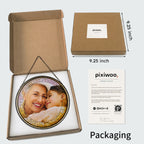 Personalized Photo Grandma Suncatcher – Custom Family Photo Stained Glass Window Hanging