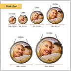 Personalized Photo Grandma Suncatcher – Custom Family Photo Stained Glass Window Hanging