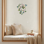 Hummingbird Suncatcher Acrylic Stained Glass Window Hanging