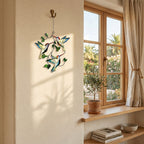 Hummingbird Suncatcher Acrylic Stained Glass Window Hanging