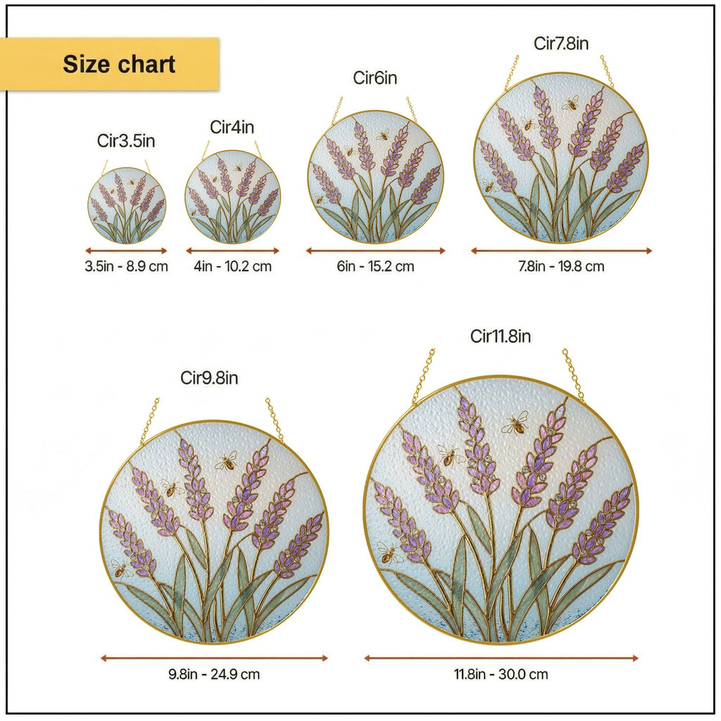 Lavender suncatcher view 9