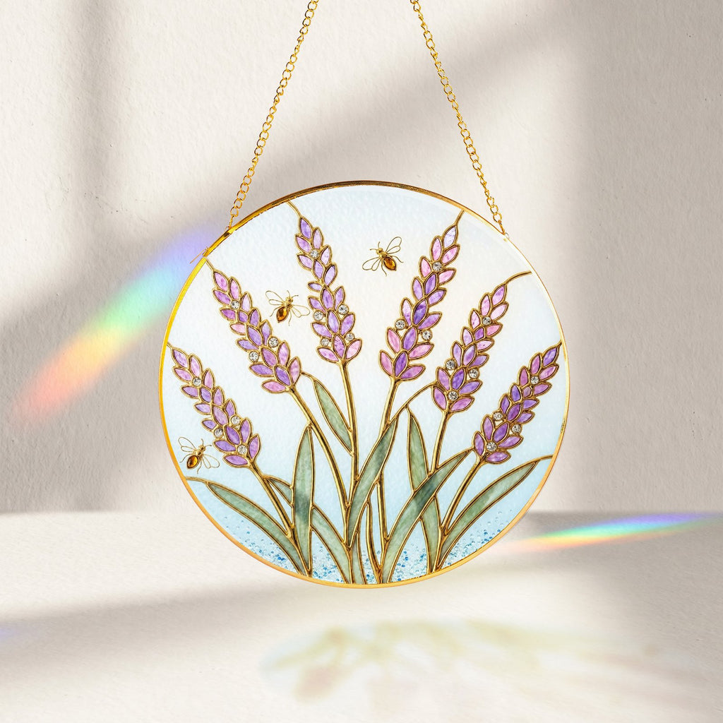 Lavender suncatcher view 10