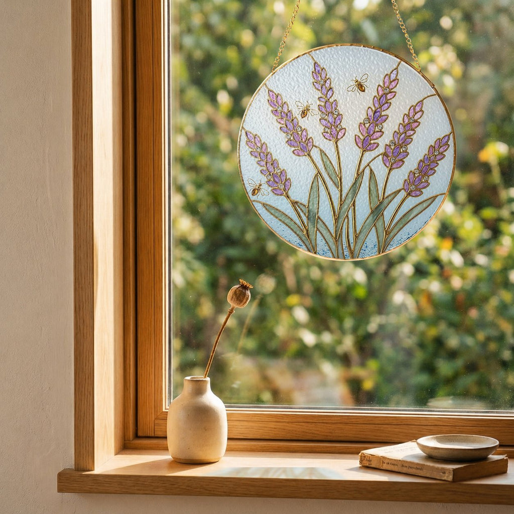 Lavender suncatcher view 11