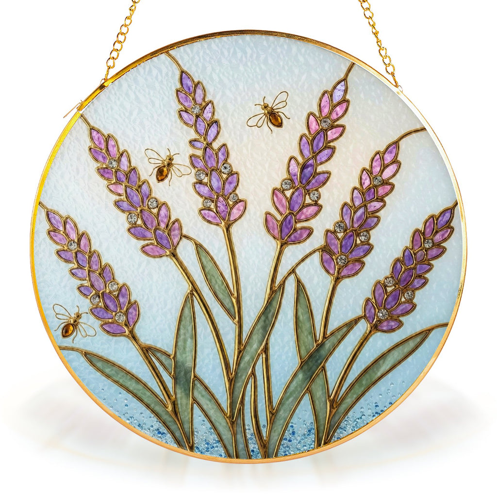 Lavender suncatcher view 13