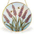Lavender stained glass suncatcher hero variant