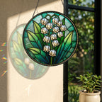 Lily of the valley suncatcher view 3