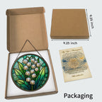 Lily of the valley suncatcher view 4
