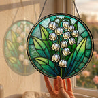 Lily of the valley suncatcher view 6