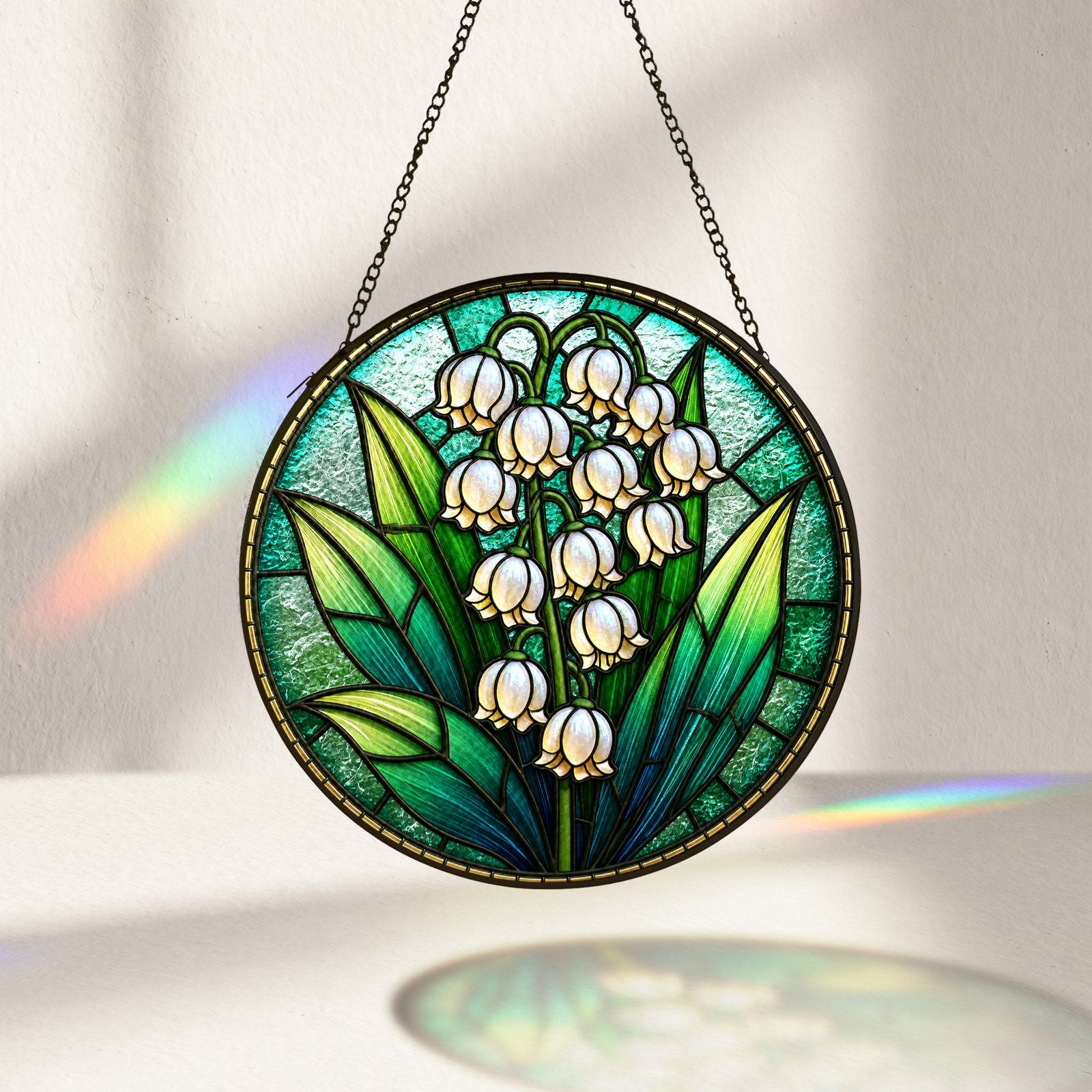 Lily of the valley suncatcher view 8