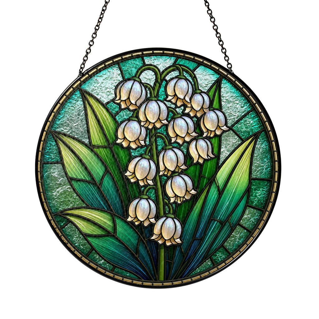 Lily of the valley suncatcher view 9