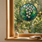 Lily of the valley suncatcher view 11