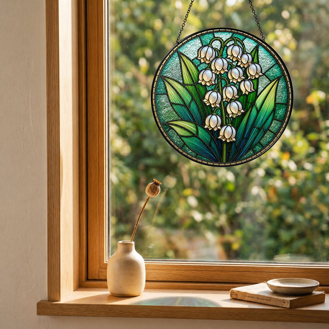 Lily of the valley suncatcher view 11