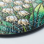 Lily of the valley stained glass suncatcher lifestyle